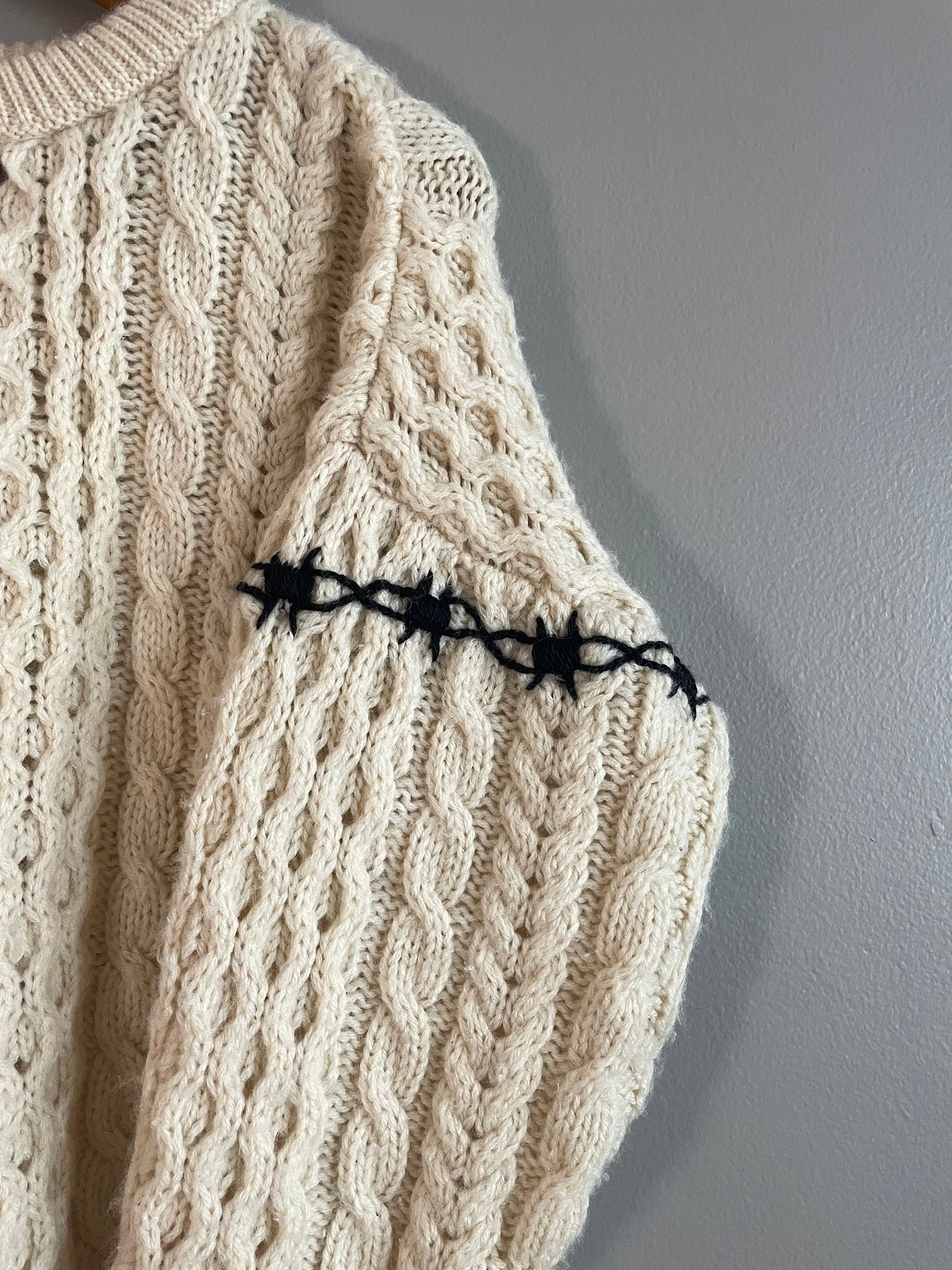 Tattooed Sweater - L