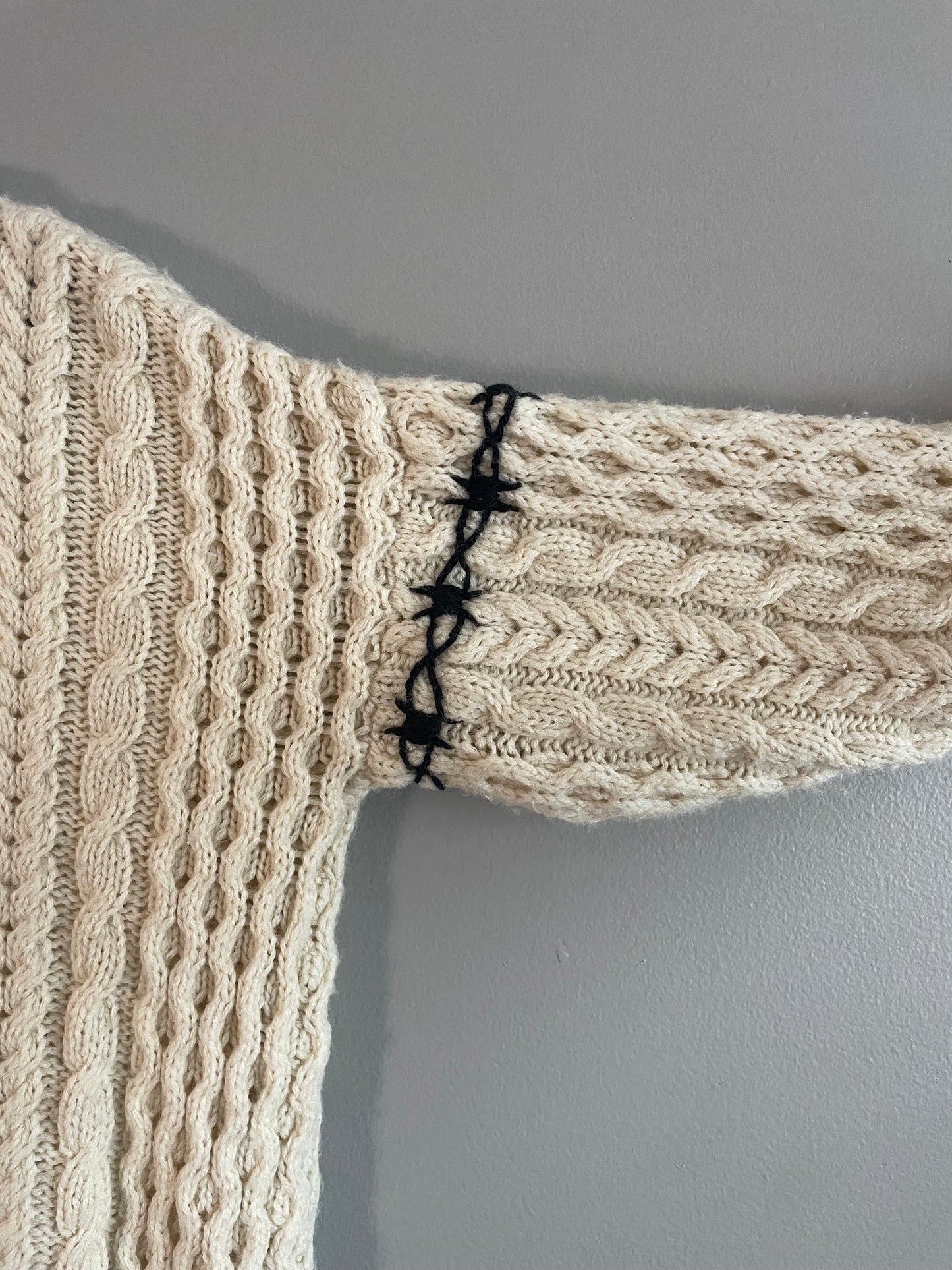 Tattooed Sweater - L