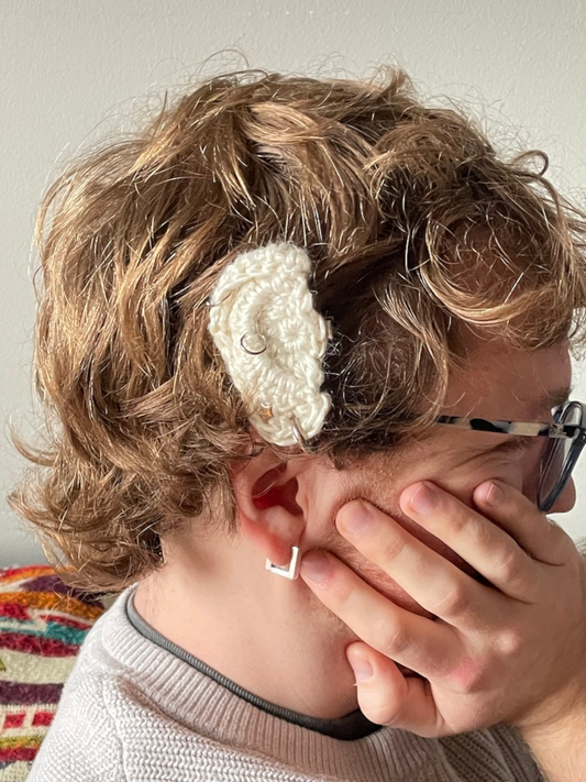 Crochet Realistic Ear Clips