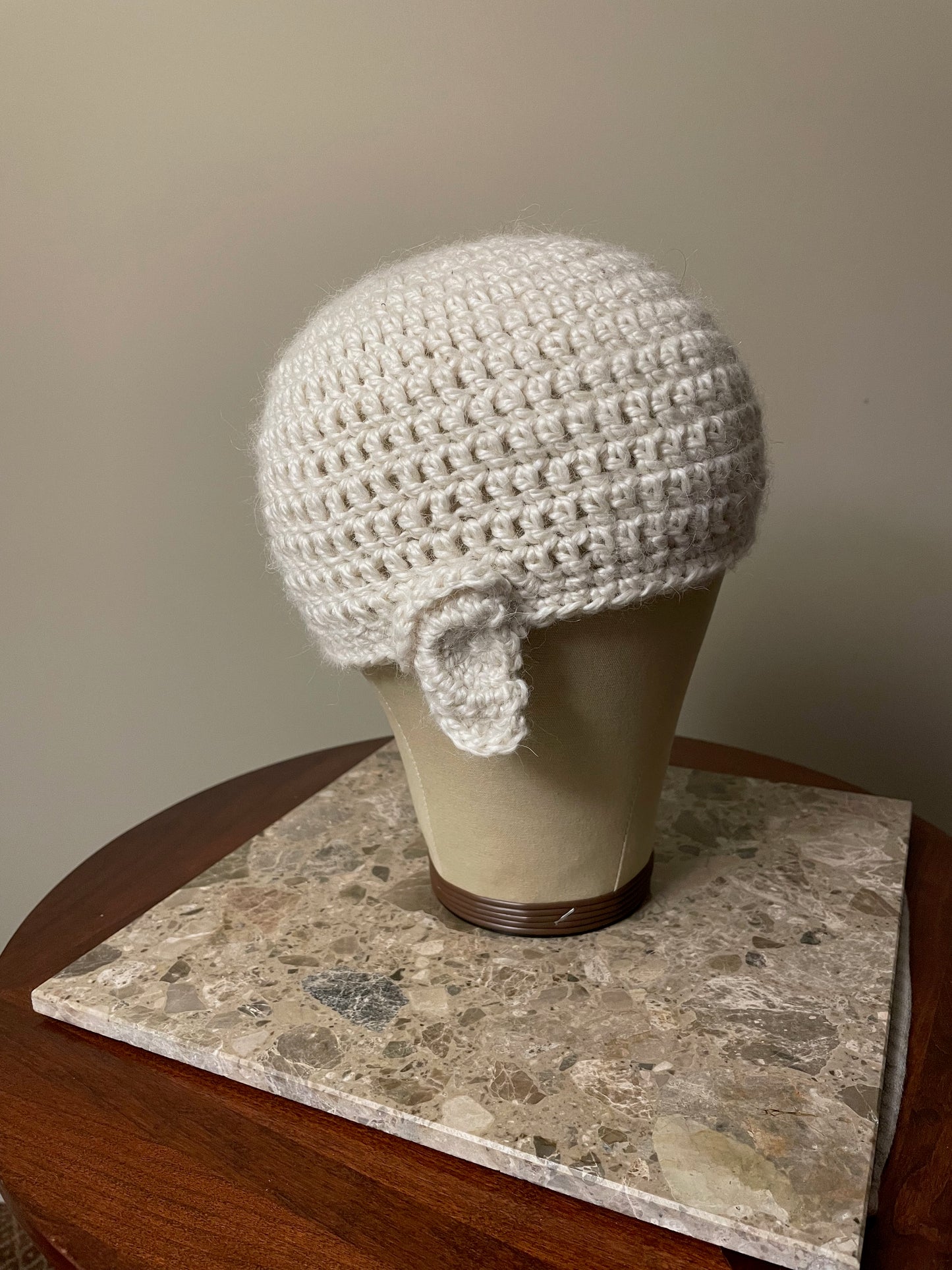 Crochet Realistic Ear Beanie