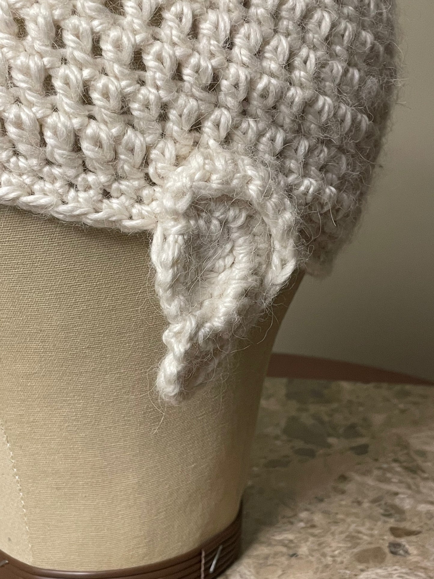 Crochet Realistic Ear Beanie