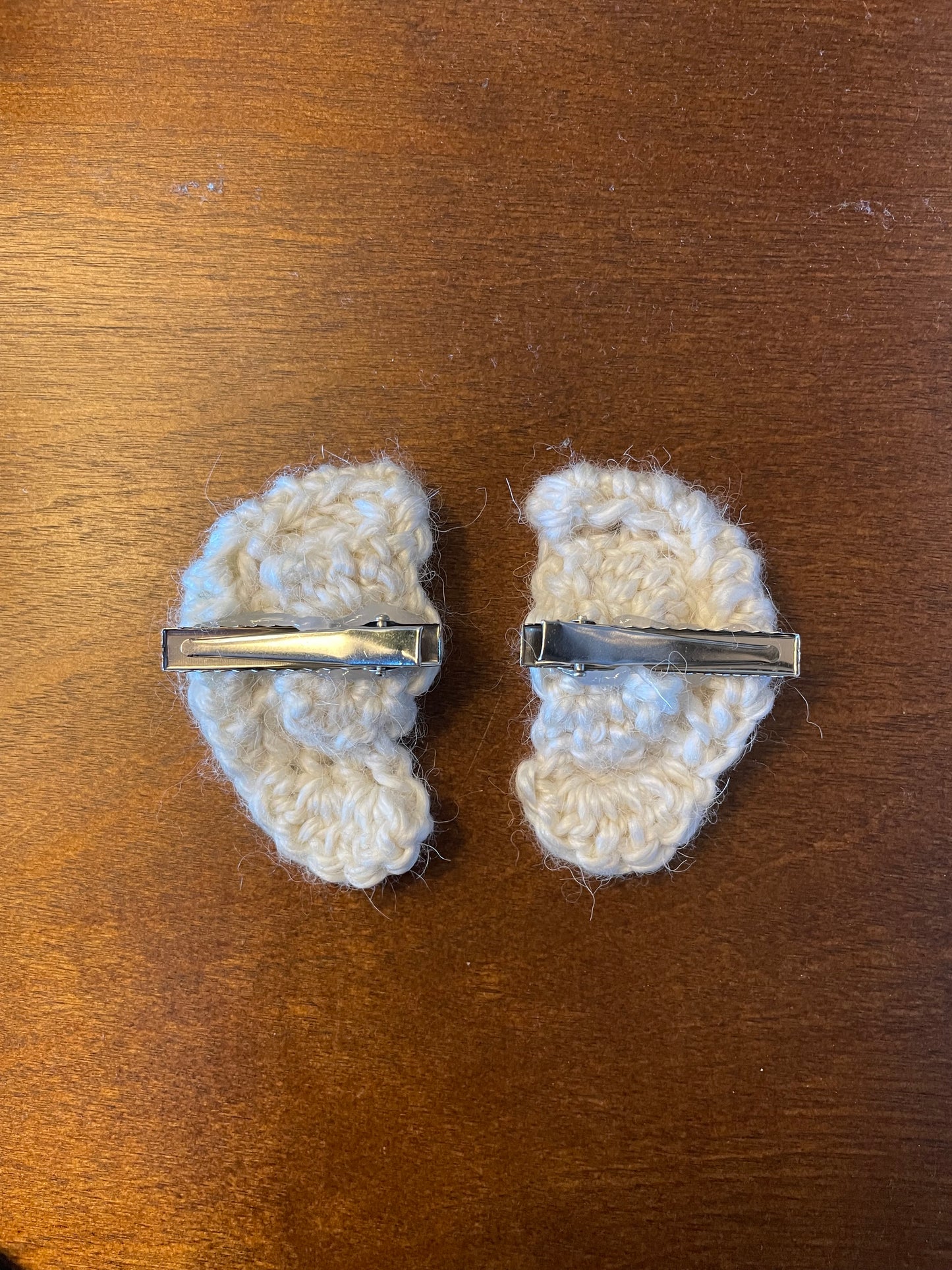 Crochet Realistic Ear Clips