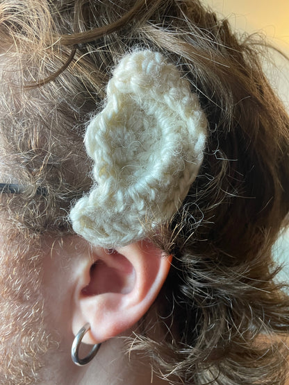 Crochet Realistic Ear Clips