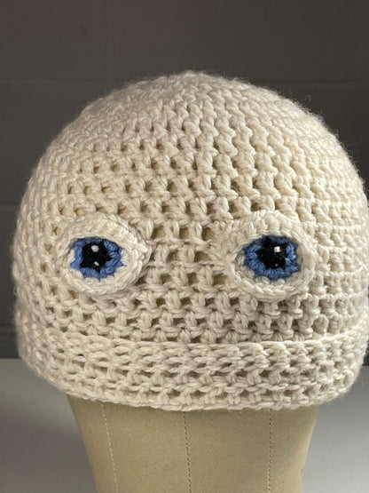 Crochet Surrealist Eye Hat