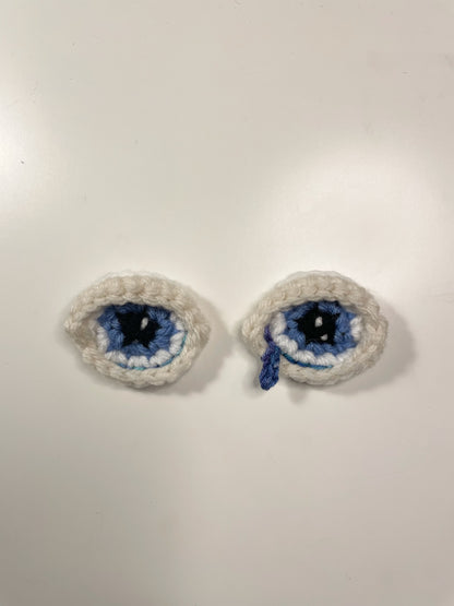 Crochet Surrealist Eye Clips